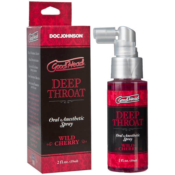 GoodHead Deep Throat Spray 59ml - Wild Cherry > Lube > Oral Gels & Sprays