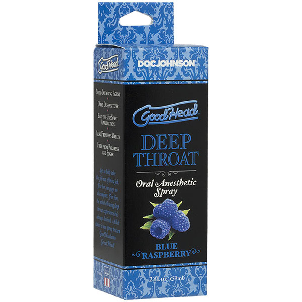 GoodHead Deep Throat Spray Raspberry – Desensitizing Spray Secondary image