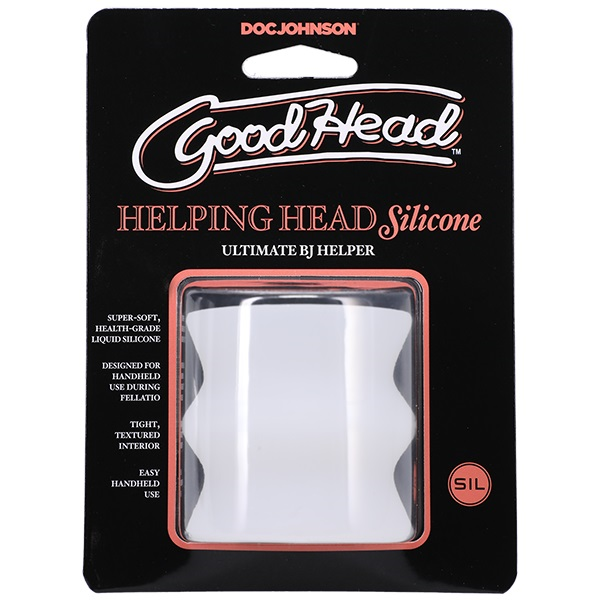 GoodHead Helping Head Silicone Blowjob Helper > Sex Toys For Men > Masturbators > Manual Main image