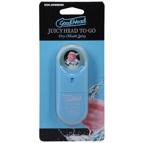 GoodHead Juicy Head Dry Mouth Spray Cotton Candy Flavor To-Go Oral Gels & Sprays