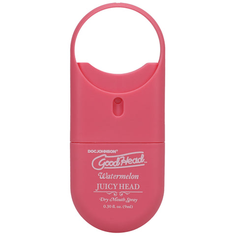 GoodHead Juicy Head Dry Mouth Spray To-Go Watermelon 0.30 fl. oz. > Lube > Oral Gels & Sprays