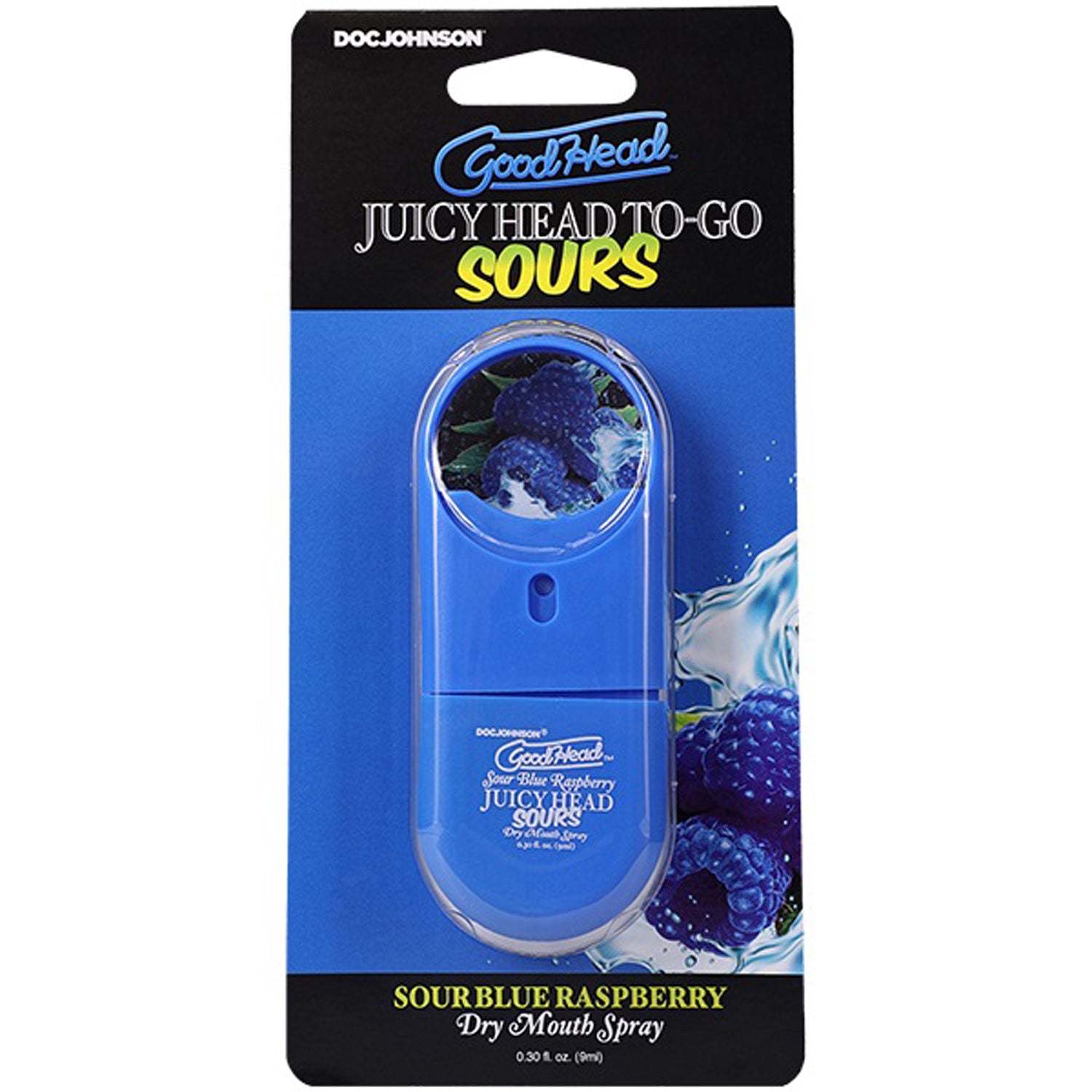 GoodHead Juicyhead Sour Blue Raspberry Dry Mouth Spray 30 Oz > Lube > Oral Gels & Sprays Main image