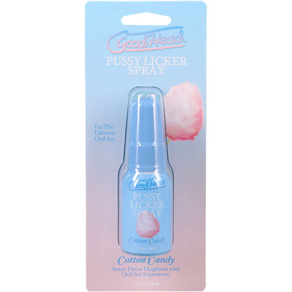 GoodHead Pussy Licker Spray Cotton Candy 29ml Sweet Flavored Oral Gel Spray > Lube > Oral Gels & Sprays Main image