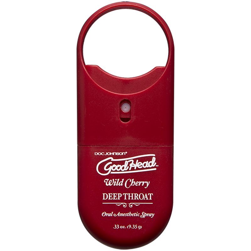 GoodHead To-Go Deep Throat Spray (Wild Cherry) – Oral Desensitizing Spray > Lube > Oral Gels & Sprays