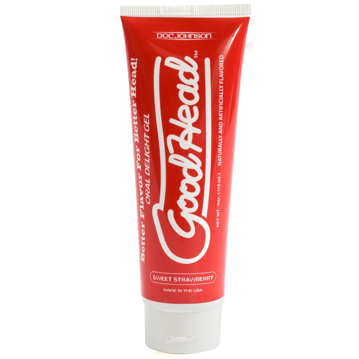 Goodhead Gel Strawberry 4 Ounce Oral Delight Gel > Lube > Oral Gels & Sprays