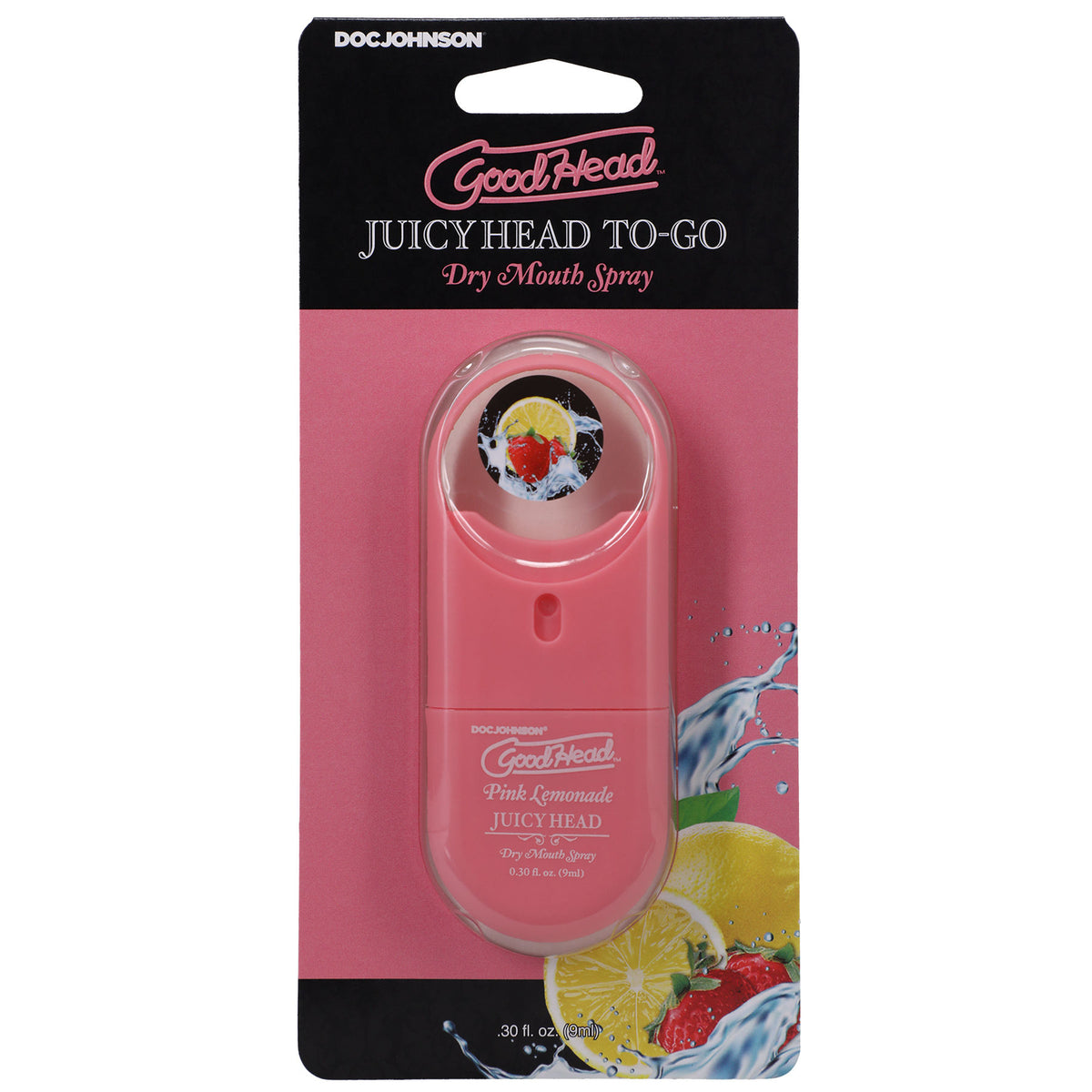 Goodhead Juicy Head Dry Mouth Spray Pink Lemonade Travel Size > Lube > Oral Gels & Sprays