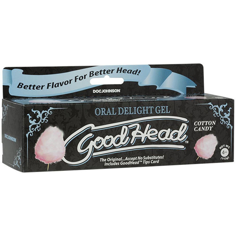 Goodhead Oral Delight Gel Cotton Candy 4 oz Tube > Lube > Oral Gels & Sprays