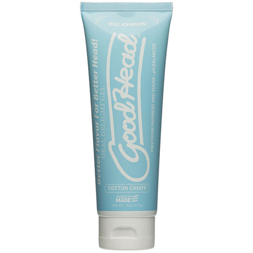 Goodhead Oral Delight Gel Cotton Candy 4 oz Tube > Lube > Oral Gels & Sprays