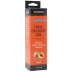 Goodhead Oral Delight Gel Peach Flavored (120 ml) – Edible Personal Lubricant > Lube > Oral Gels & Sprays