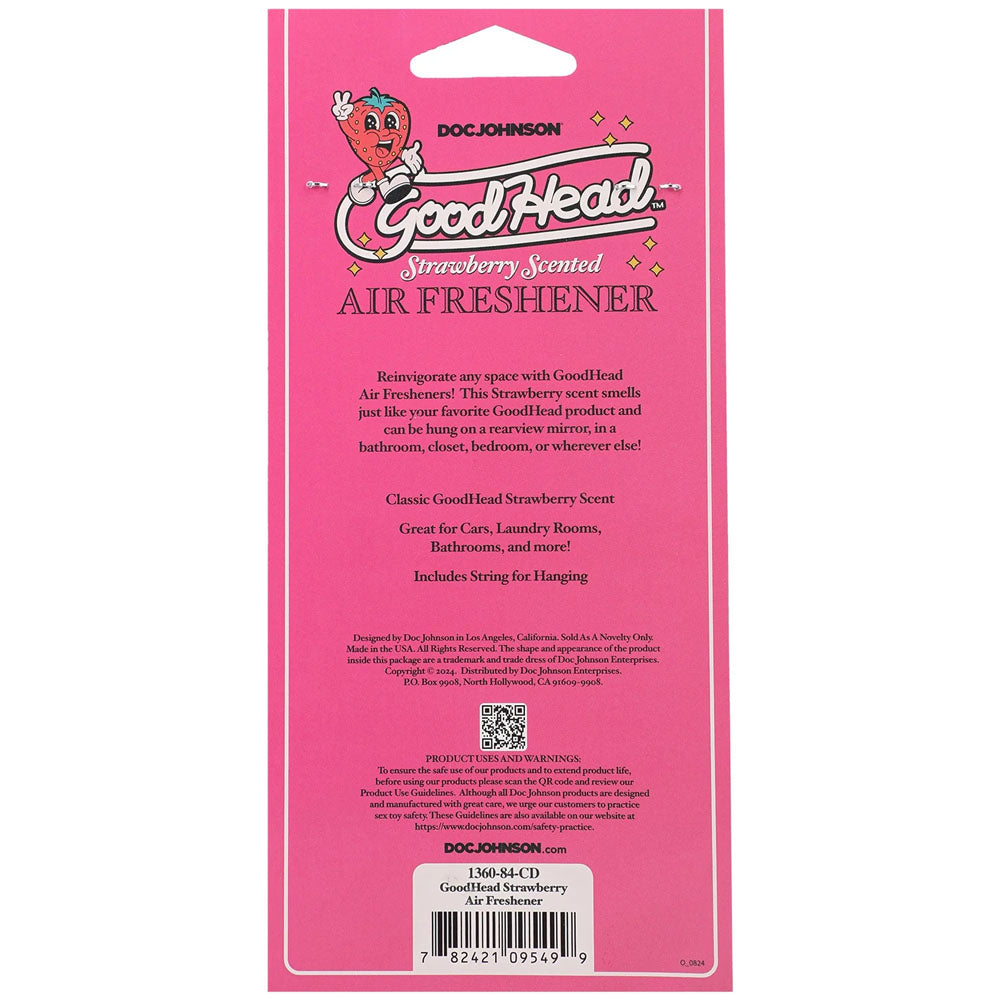 Goodhead Strawberry Scented Air Freshener for Home and Car Party Supplies