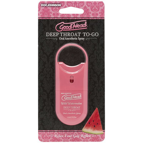 GoodHead To Go Deep Throat Spray (Wild Watermelon) – Erotic Food and Edible Spray > Lube > Oral Gels & Sprays