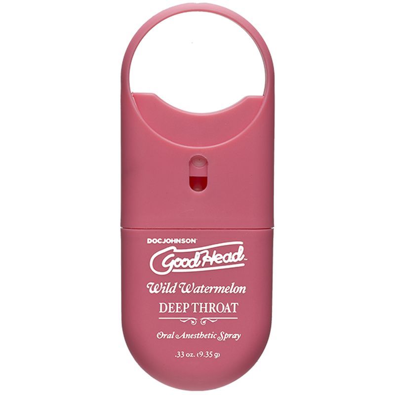 GoodHead To Go Deep Throat Spray (Wild Watermelon) – Erotic Food and Edible Spray > Lube > Oral Gels & Sprays