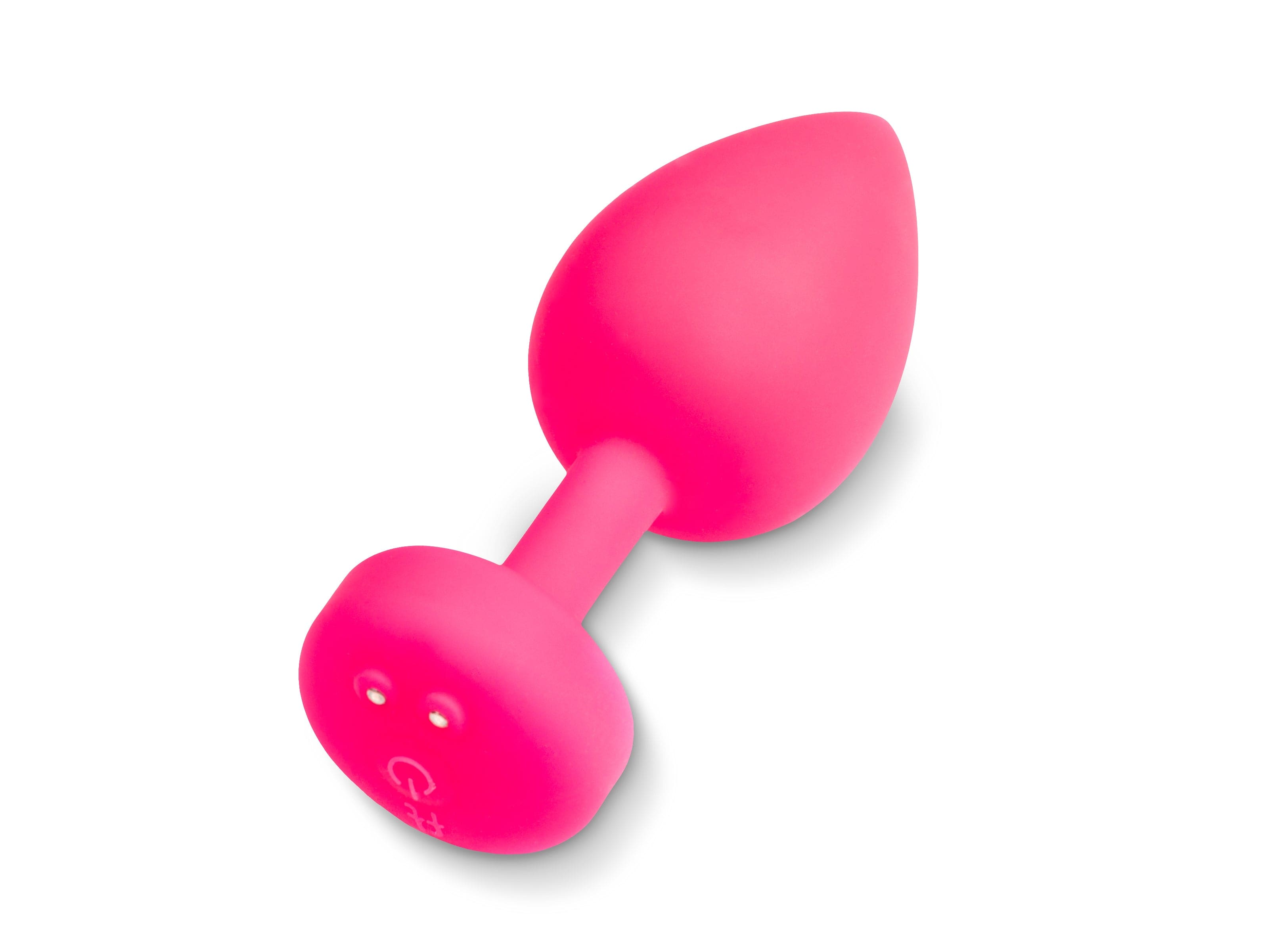 Gplug Large Neon Rose Silicone Anal Plug 3.9cm > Anal Range > Vibrating Butt Plugs Main image
