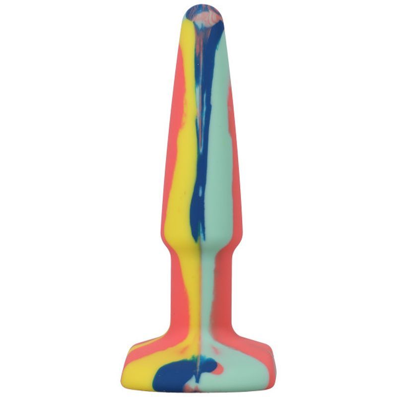 Groovy Silicone Anal Plug 4 Inch Sunrise Secondary image