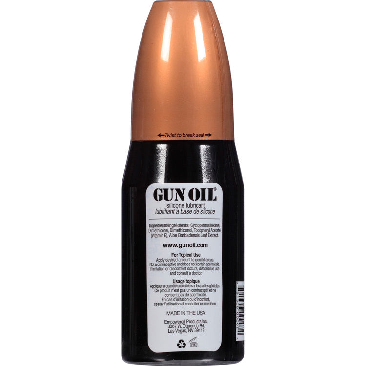 Gun Oil 8oz/240ml Flip Top Bottle for Ultimate Slickness Speciality Lubricants