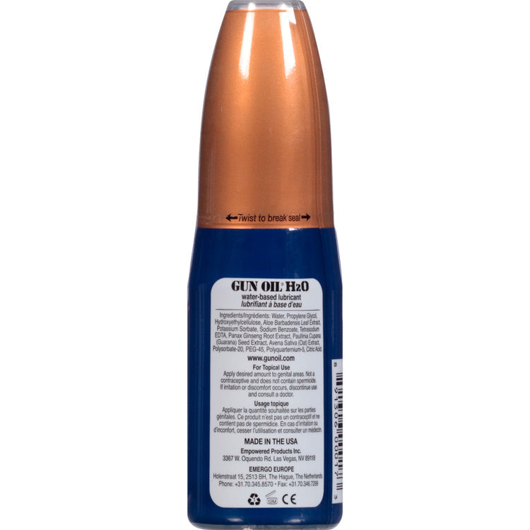 Gun Oil H2O Transparent Lube 59ml – Water-Based Personal Lubricant > Lube > Speciality Exempt