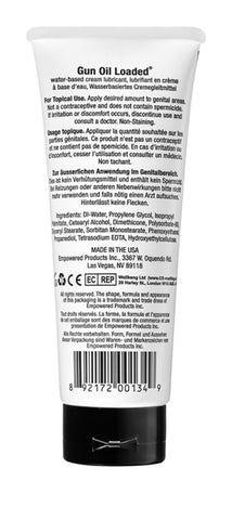 Gun Oil Loaded 3.3oz/100ml Tube for Lasting Pleasure Speciality Lubricants