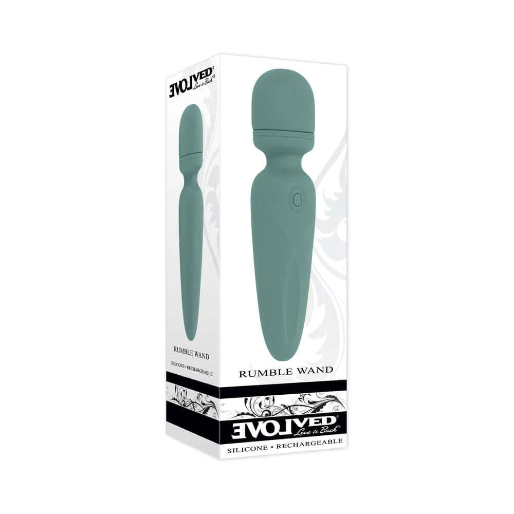 Evolved Rumble Wand Olive Green Mini Massager Green > Sex Toys > Massage Wands