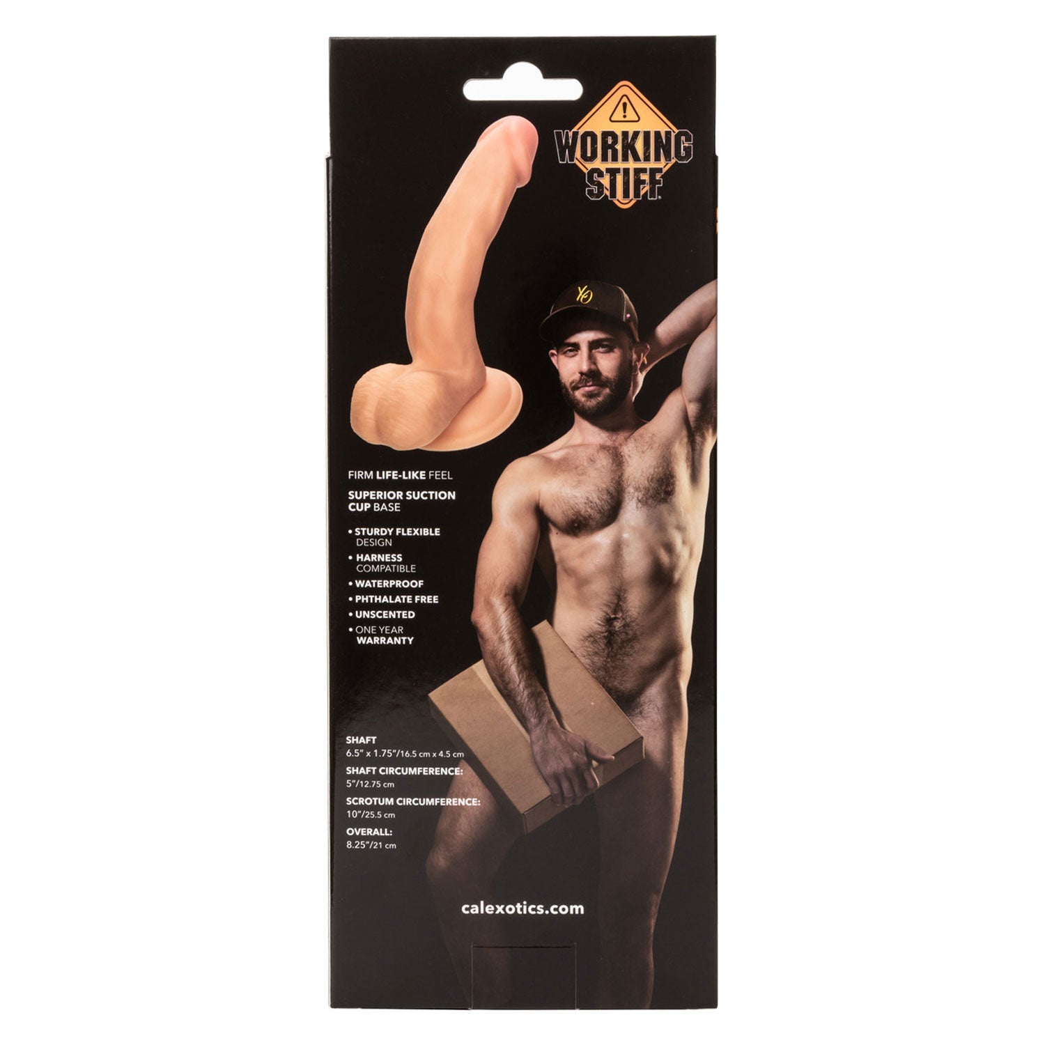 Working Stiff The Delivery Man 6.5 Inch Flesh Tone Realistic Dildo with Suction Cup Base Dongs Realistic