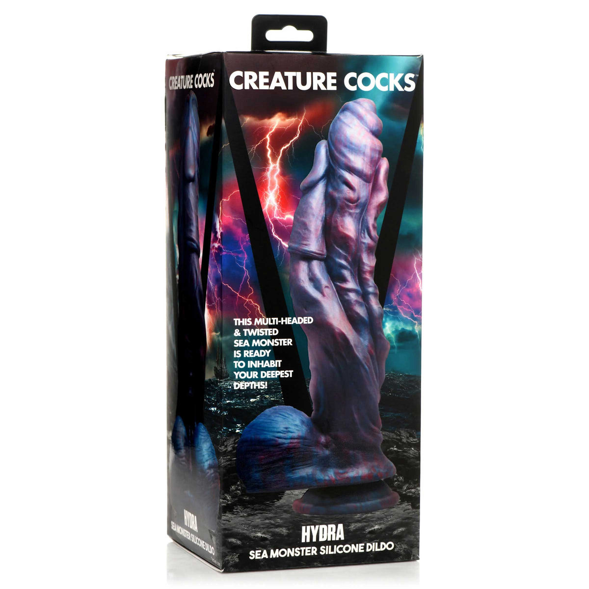 Creature Cocks Hydra (Dark Blue and Red) – 26.9 cm Silicone Dildo > Dildos > Fantasy