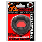Oxballs Thruster Comfort Bulge Lifter (Velvet Black) – Silicone Cockring Black > Cock Ring > Single