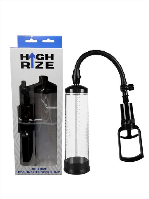 High Rize Beginner Trigger Pump – Medical Grade Silicone Penis Pump 20cm Secondary image