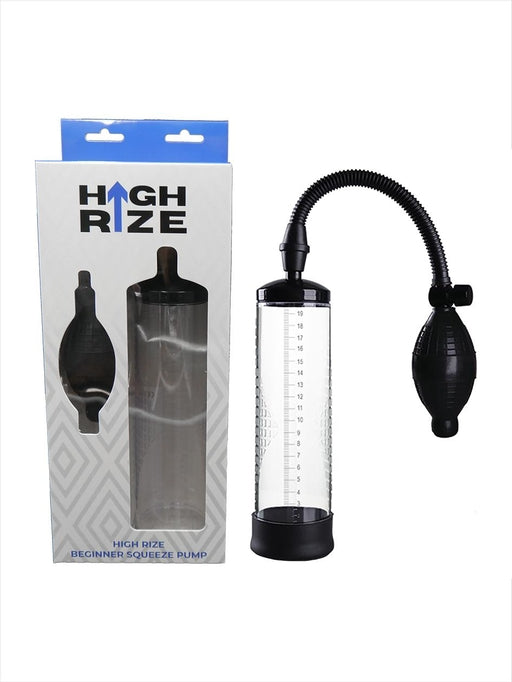 High Rize Beginner Squeeze Pump – Medical Grade Silicone Penis Pump 20cm Default Title > Pumps > Penis Pumps Main image