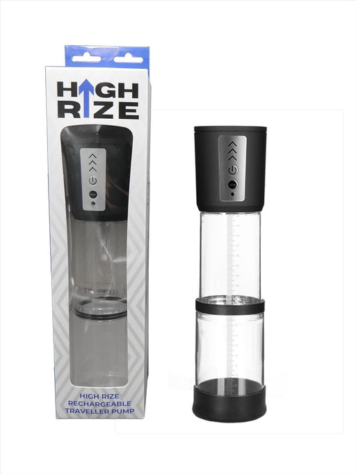 High Rize Rechargeable Traveller Pump – Medical Grade Silicone Penis Pump Default Title > Pumps > Penis Pumps Electric