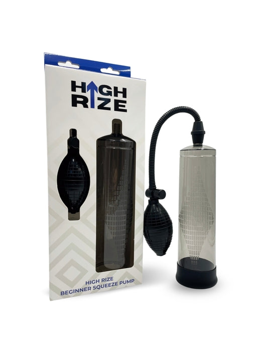 High Rize Beginner Squeeze Pump Smoke Color Medical Grade Silicone and ABS Plastic Default Title PUMPS