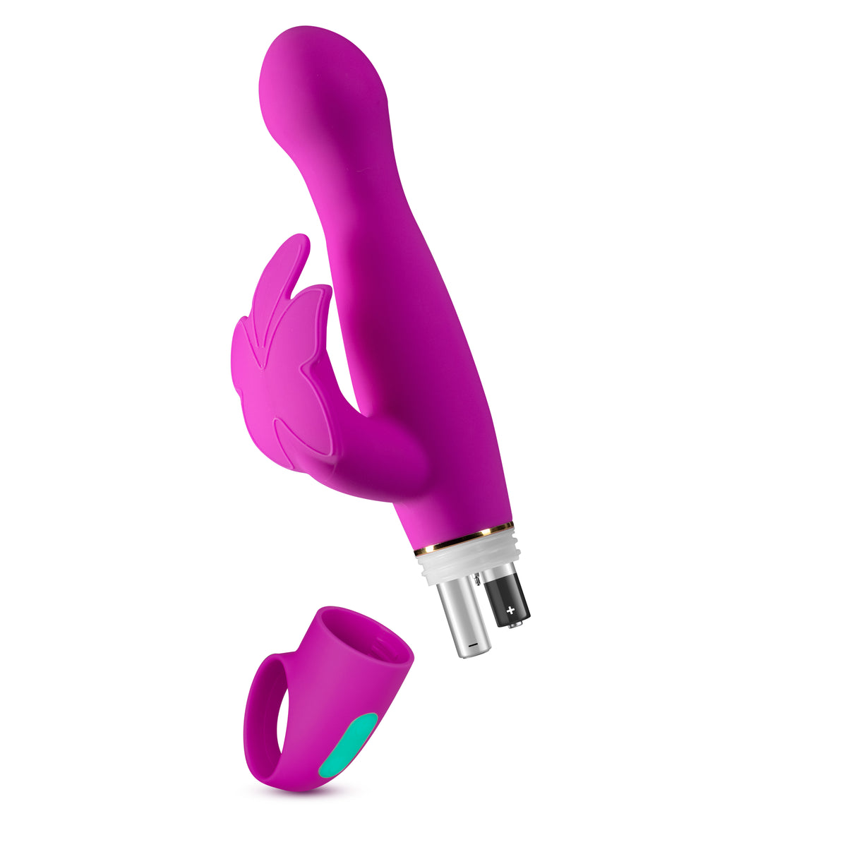 Aria Naughty AF Plum 18.4cm Butterfly Vibrator > Vibrators > Ladies > Rabbit