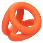 Alpha Liquid Silicone Tri-Ring Orange Ultra Stretchy Enhancer Ring > Cock Ring > Sling