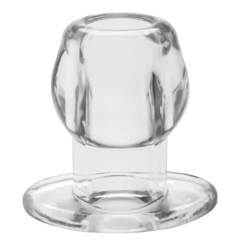 Perfect Fit Tunnel Plug Medium Clear Clear Butt Plugs - Hollow