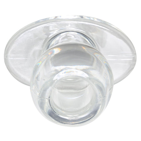 Perfect Fit Tunnel Plug Medium Clear Butt Plugs - Hollow