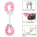 Playful Furry Cuffs – Adjustable Faux Fur Handcuffs with Lock and Keys > Bondage Gear > Handcuffs