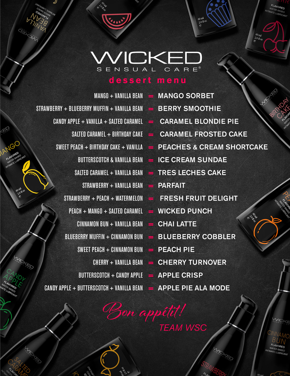 Wicked Aqua Sweet Peach – Flavored Water-Based Lubricant 60 ml Bottle > Lube > Flavoured