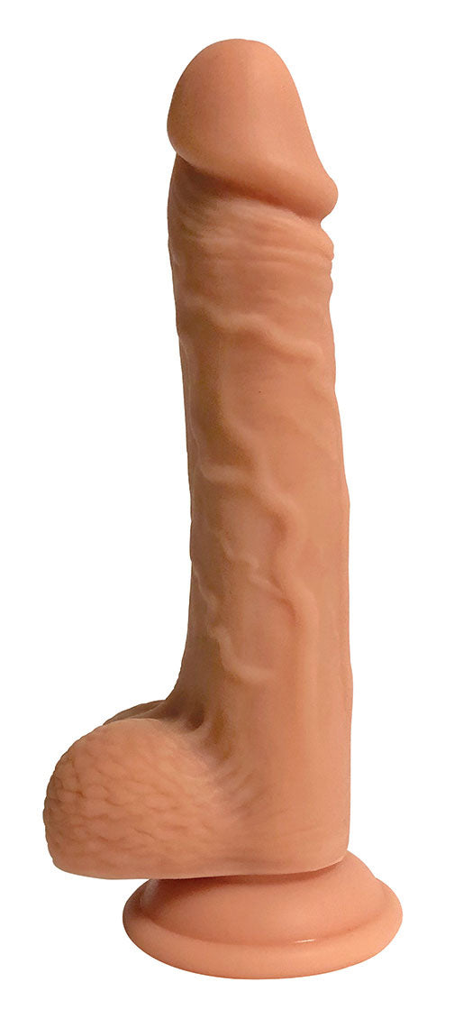 Easy Riders 9 Inch Dual Density Silicone Dildo with Balls – Waterproof Flexible Dildo > Dildos > Large Dildos