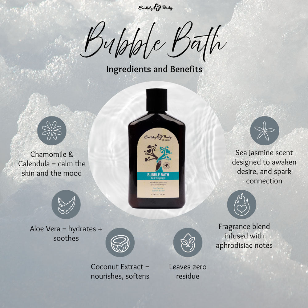 EB Hemp Seed Sea Jasmine Bubble Bath (250 ml) – Scented Luxury Bubble Bath > Essentials > Bath & Body