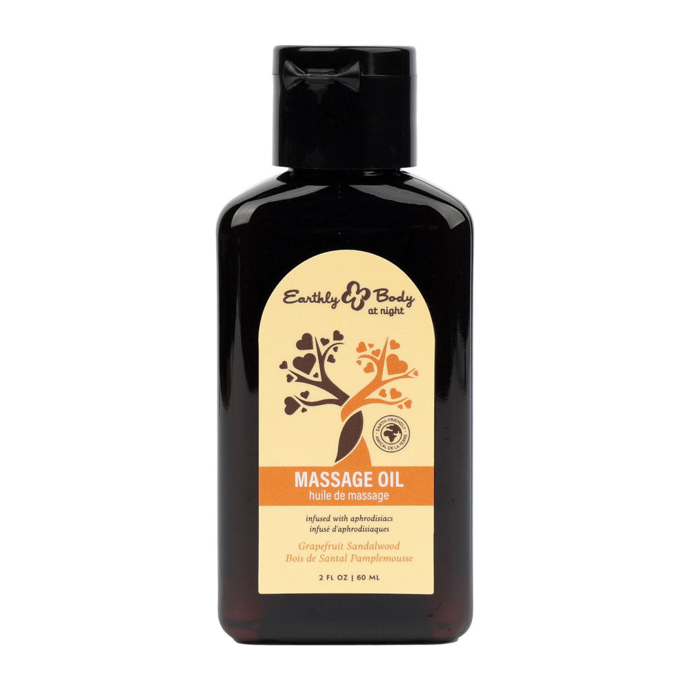 EB Hemp Seed Grapefruit Sandalwood Scented Massage Oil (60 ml) – Aromatic Massage Oil Default Title > Essentials > Massage Oil Main image