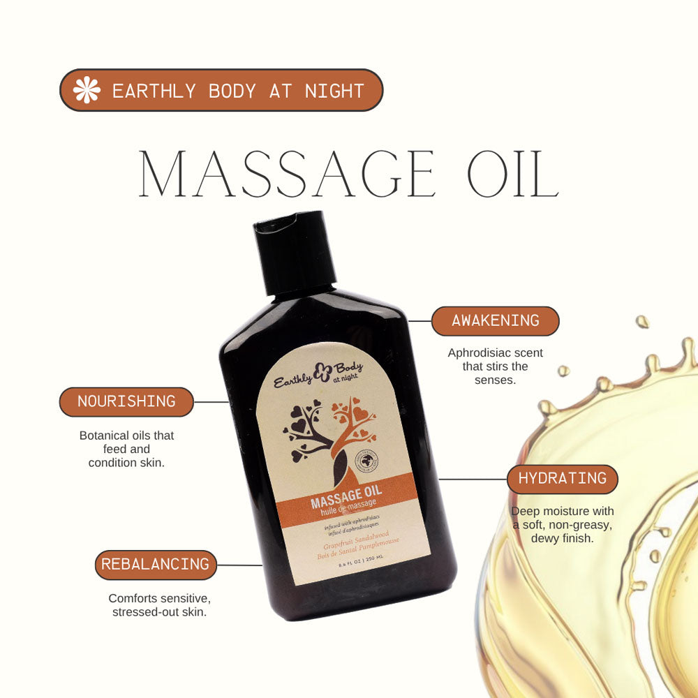 EB Hemp Seed Grapefruit Sandalwood Scented Massage Oil (60 ml) – Aromatic Massage Oil > Essentials > Massage Oil