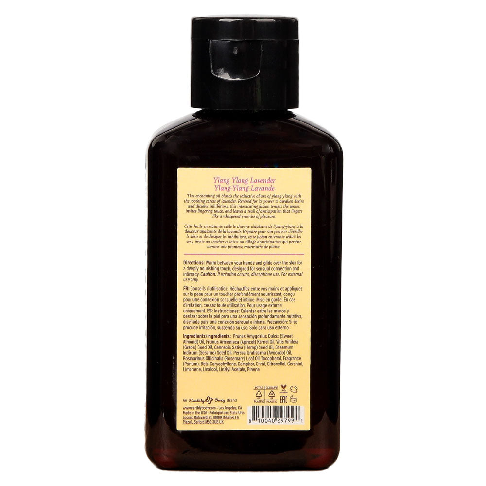 EB Hemp Seed Ylang Ylang Lavender Scented Massage Oil (60 ml) – Aromatic Massage Oil Secondary image