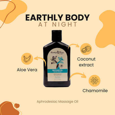 EB Hemp Seed Massage Oil Sea Jasmine Scented (250 ml) – Silk Touch Massage Oil Massage Oil