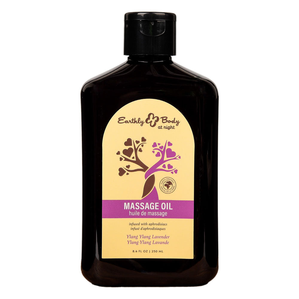 EB Hemp Seed Massage Oil Ylang Ylang Lavender Sandalwood Scented (250 ml) – Aromatic Massage Oil Default Title > Essentials > Massage Oil Main image