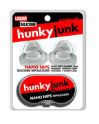 Hunkyjunk Nano Nips Two-Pack Silicone Nipple Suction Cups - Clear