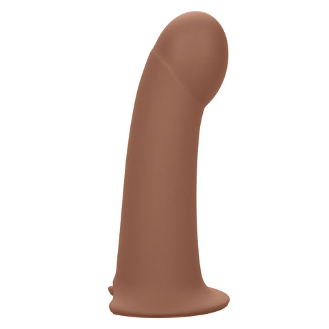 Performance Maxx Extension with Harness Brown 2 Inch Liquid Silicone Sleeve and Adjustable Straps > Dildos > Hollow Strap Ons