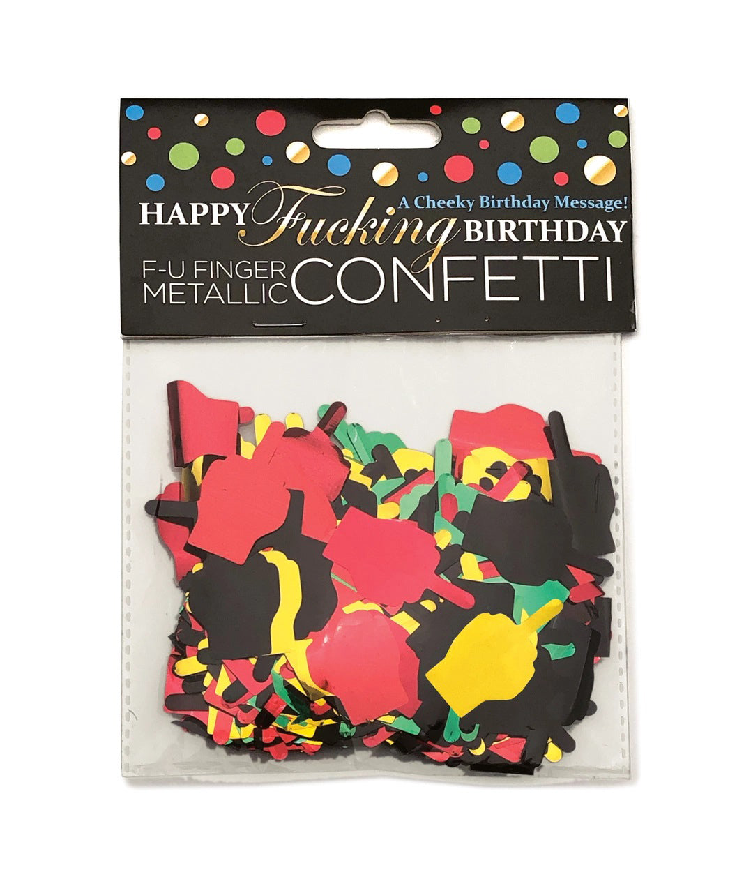 Happy Birthday FU Finger Confetti Party Accessory Secondary image