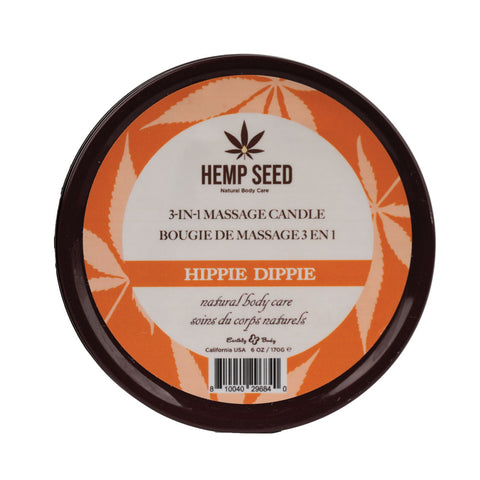 Hemp Seed 3 in 1 Massage Candle for Intimate Relaxation and Moisturizing Massage Candles