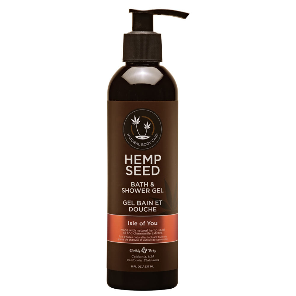 Hemp Seed Bath and Shower Gel with Coconut Water Citrus and Vanilla Scent 237ml Bottle > Essentials > Massage Oil