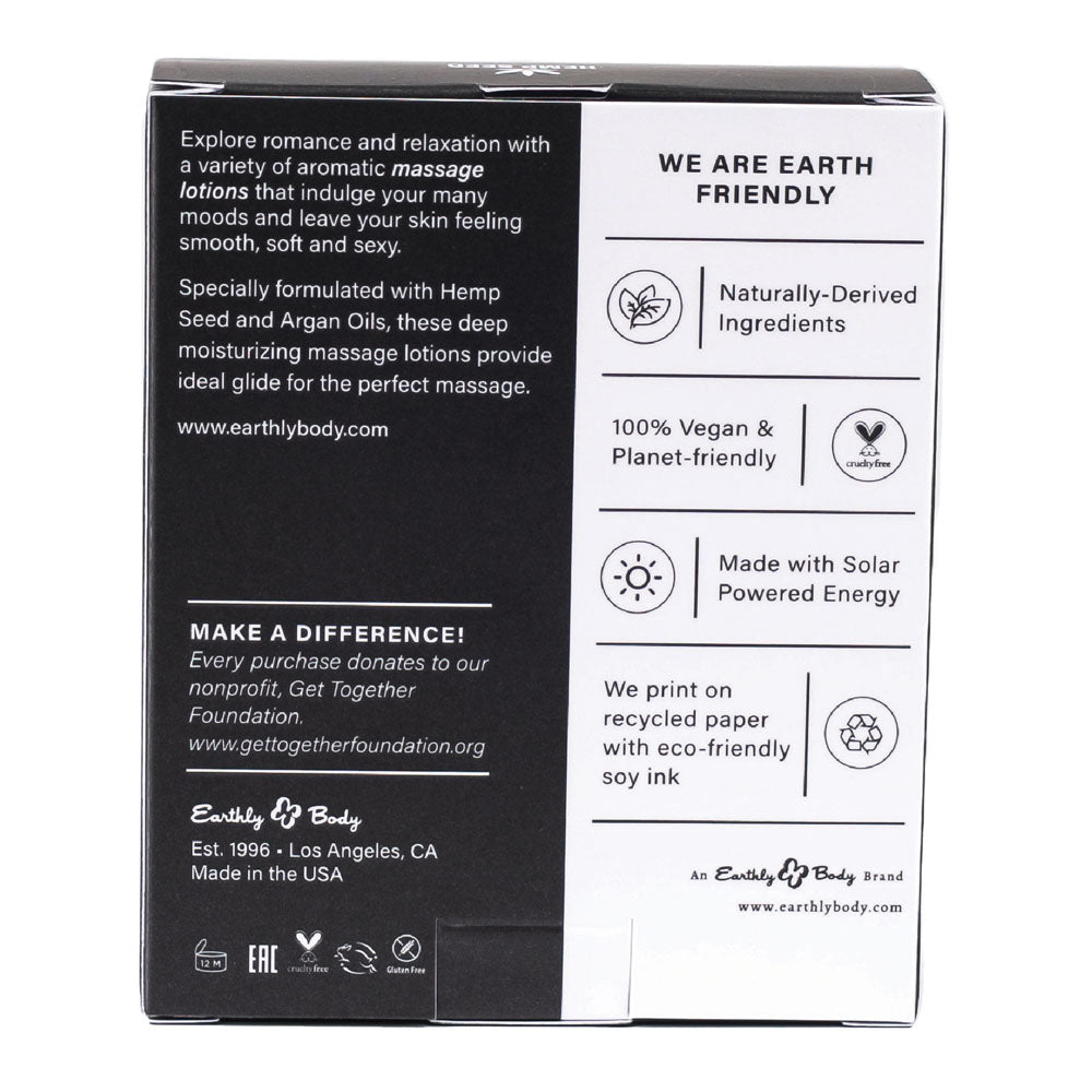 Hemp Seed Edible Massage A Trois (3 Bottle Set) – Edible Massage Lotion Kit Massage Gift Set