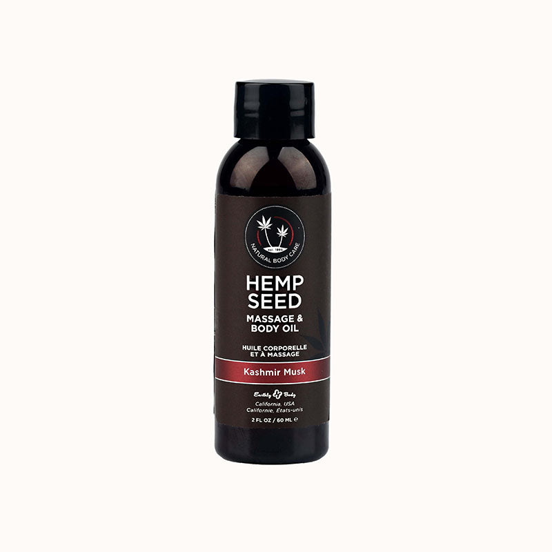 Hemp Seed Massage & Body Oil 59ml - Kashmir Musk Scented > Essentials > Massage Oil Main image
