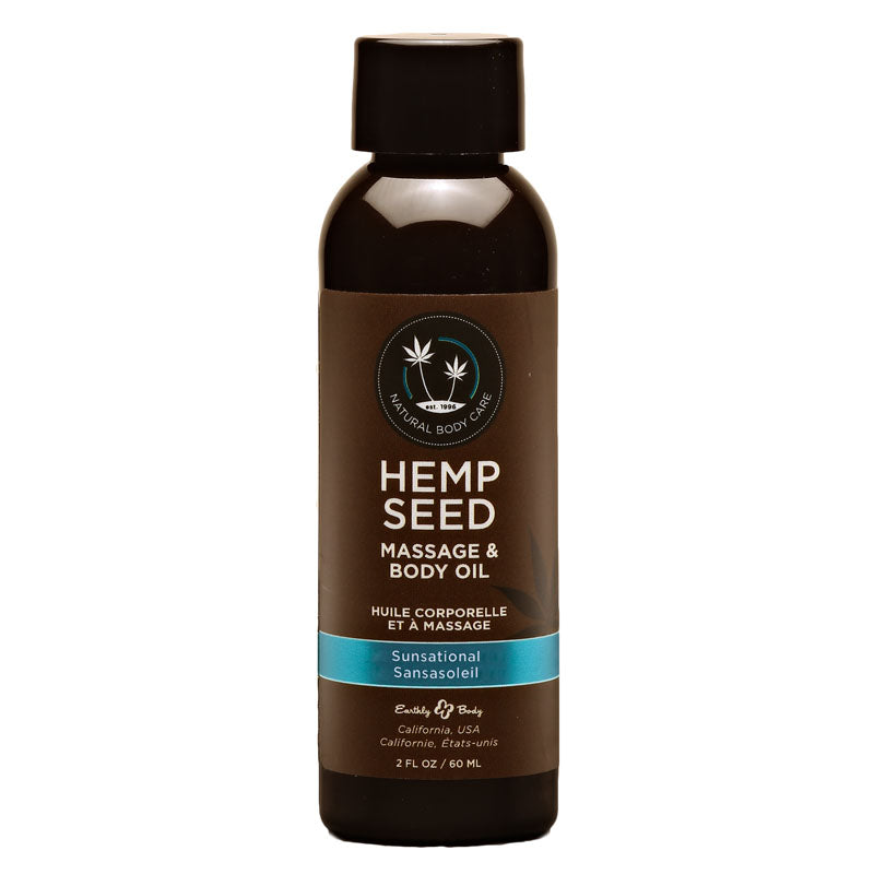 Hemp Seed Massage & Body Oil Sunsational 59ml Bottle > Essentials > Massage Oil Main image